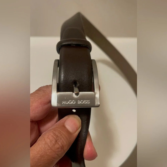 Hugo boss brown belt in good condition - Picture 1 of 8